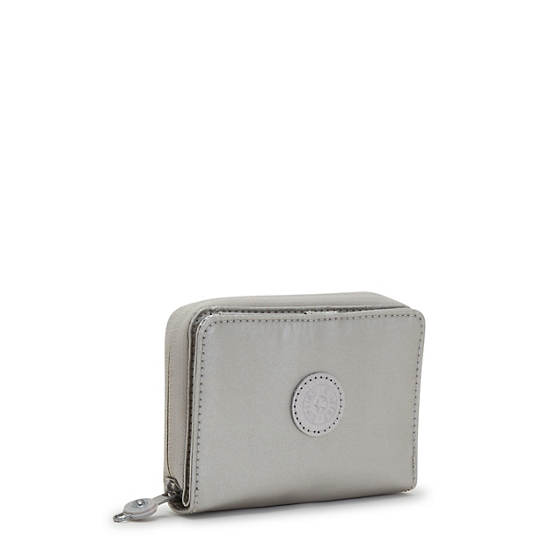 Kipling Money Love Metallic Small Plånbok Silver | SE 1418PJ